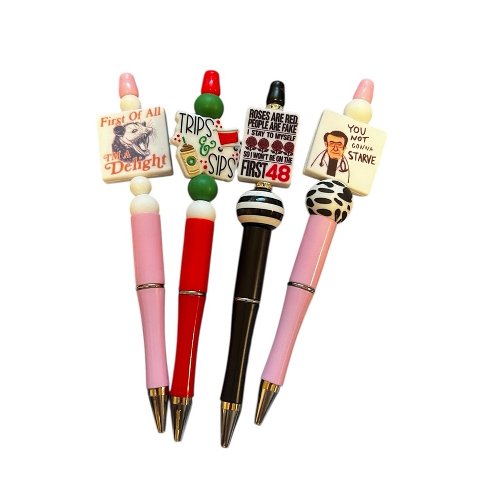 3 postal pens (custom order )